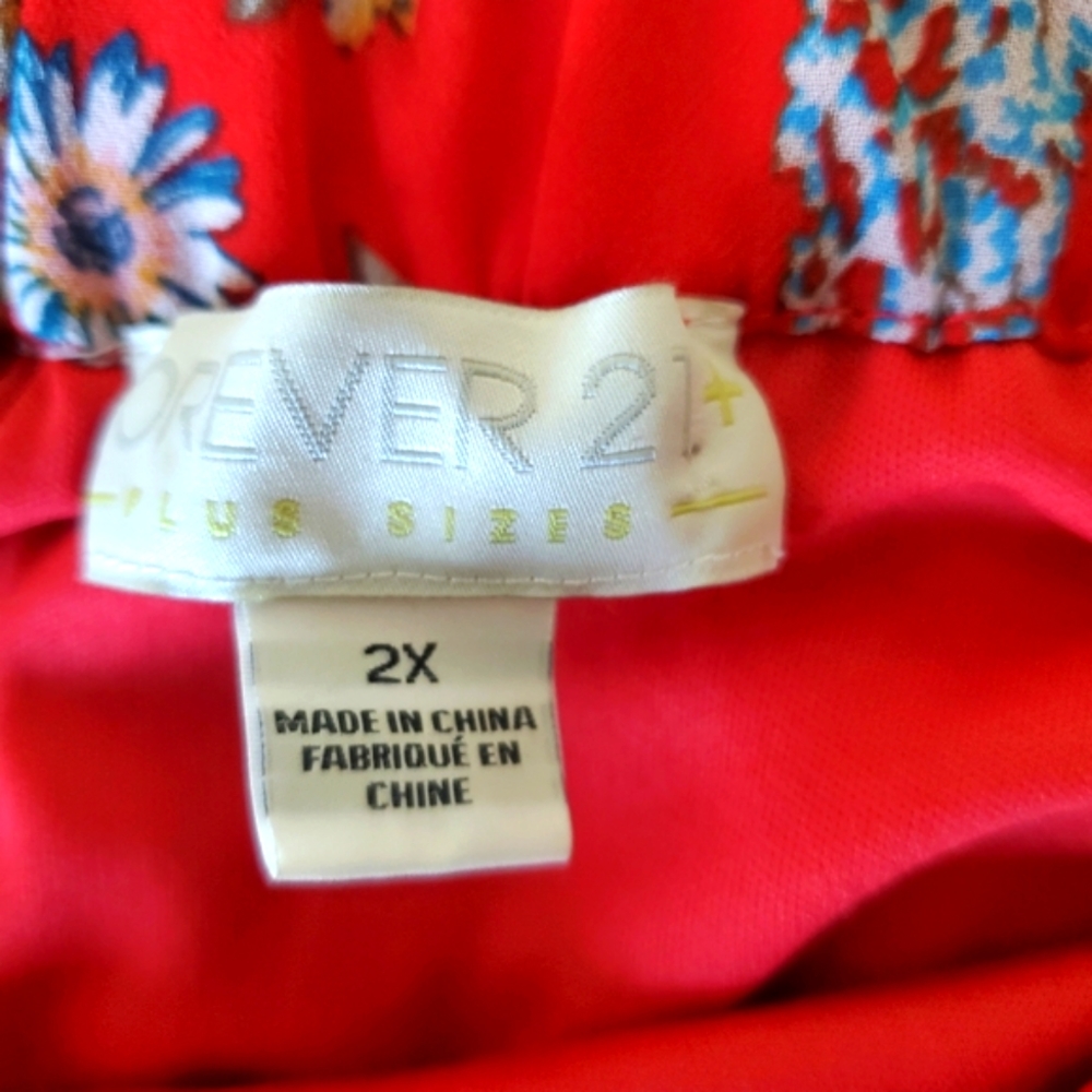 Forever 21 Red Floral Maxi Dress - Picture 4 of 5